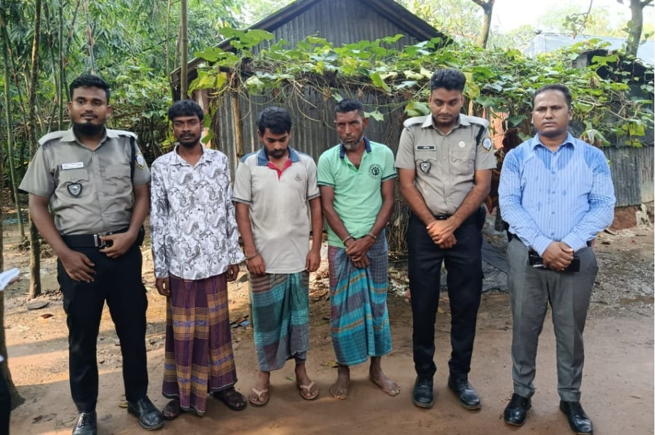 শেরপুরে তিন মাদক কারবারিকে এক বছরের কারাদণ্ড
