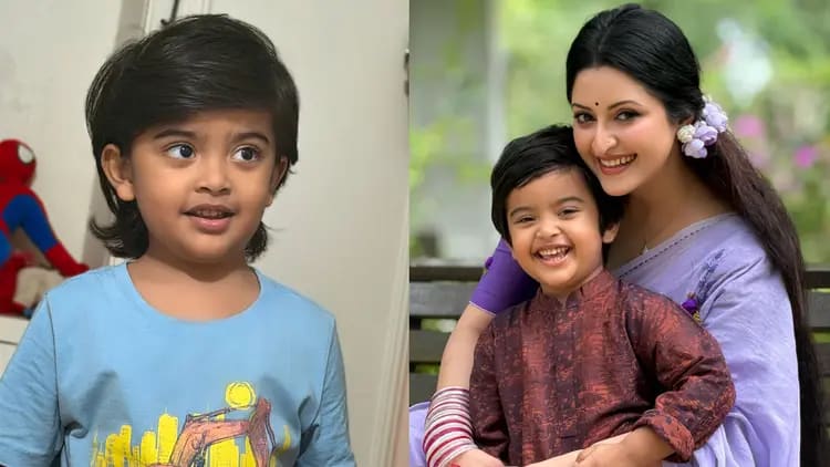 এআই ছাড়াই ছেলেকে নব্বই দশকের লুকে পরীমনির ছেলে, ছবি ঘিরে নেটিজেনদের প্রশংসা