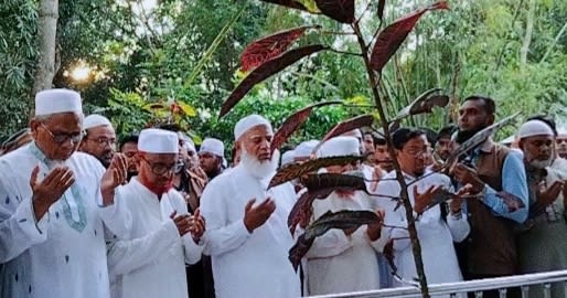 ধুনটে শহীদ আব্দুল মালেকের কবর জিয়ারত জামায়াত আমিরের