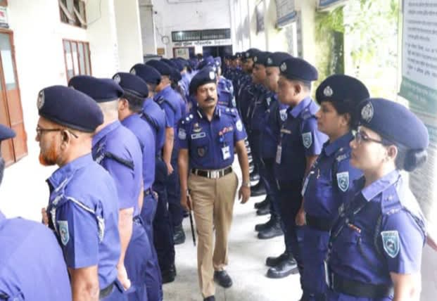 ঠাকুরগাঁওয়ে পুলিশ সুপারের পুলিশ কোর্টের বার্ষিক পরিদর্শন