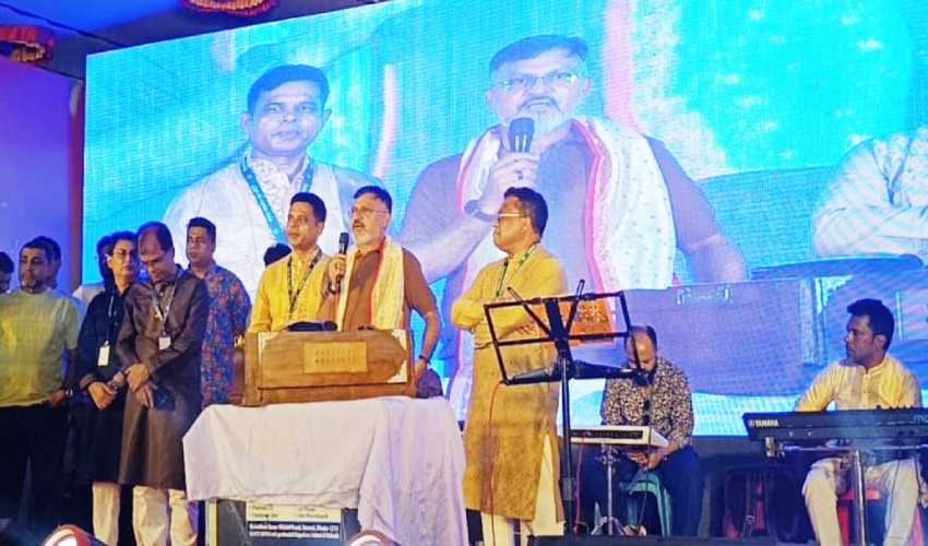 বসুন্ধরা পূজামণ্ডপে উৎসবের আয়োজনে ১ লাখ ৪০ হাজার টাকার সহায়তা
