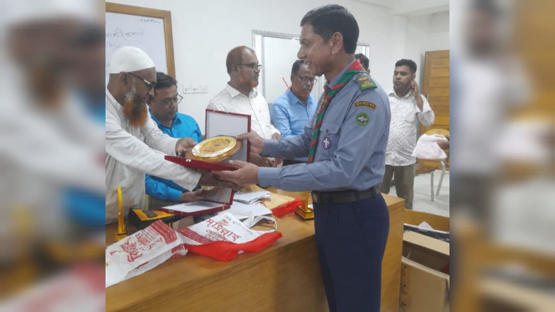 সিরাজগঞ্জ জেলা স্কাউটস লিডার হলেন এম.এ সবুর